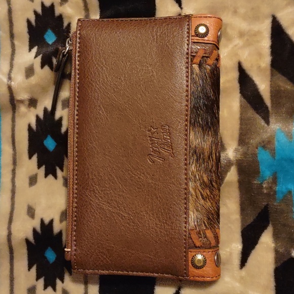Tony Lama. Cognac Cowhide leather  wallet. Never used. Brand new. No tags. - Picture 3 of 17